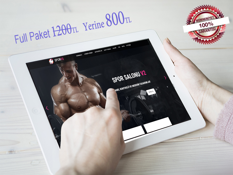 Spor salonu fitness Scripti v34