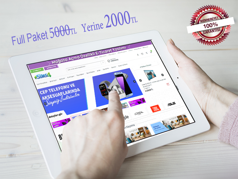 E-ticaret V53 Magaza Sistemli