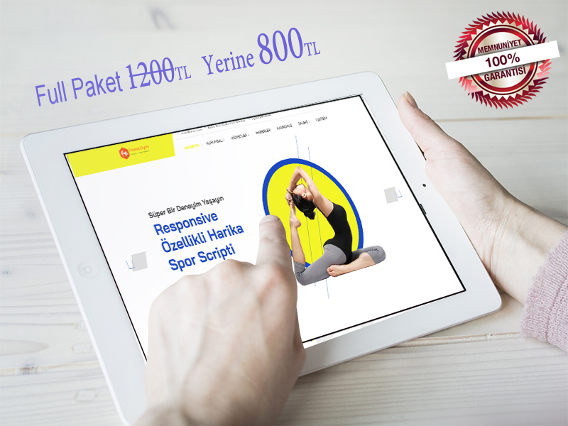 Spor salonu fitness Scripti v49
